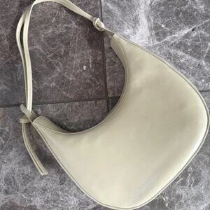 REFORMATION Mini Rosetta Yellow Leather Shoulder Bag Medium Size